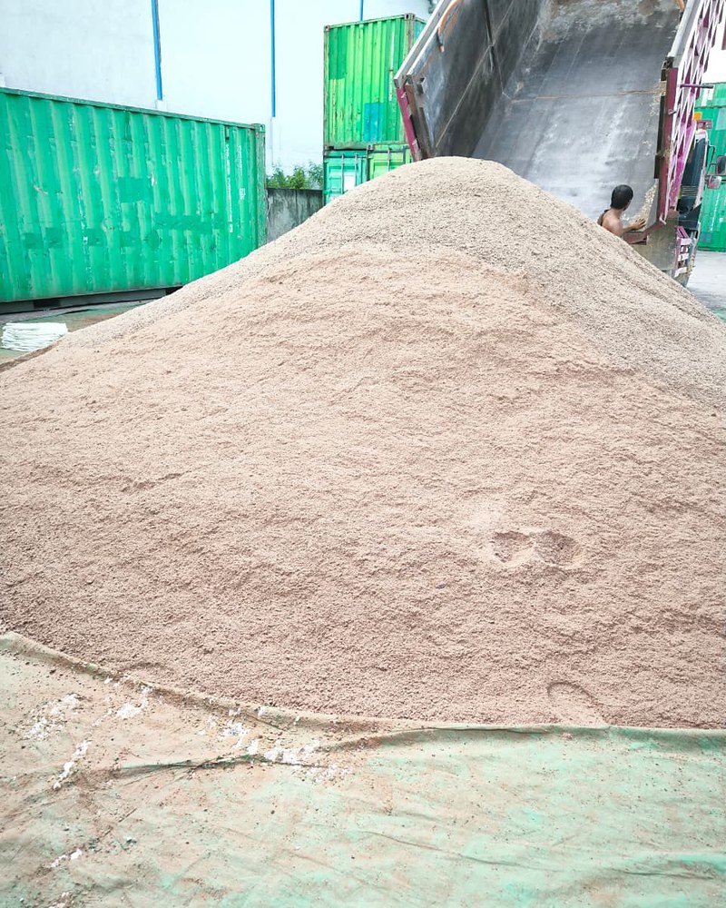 Truck Unloading — Palm Kernel Expeller, East Kalimantan