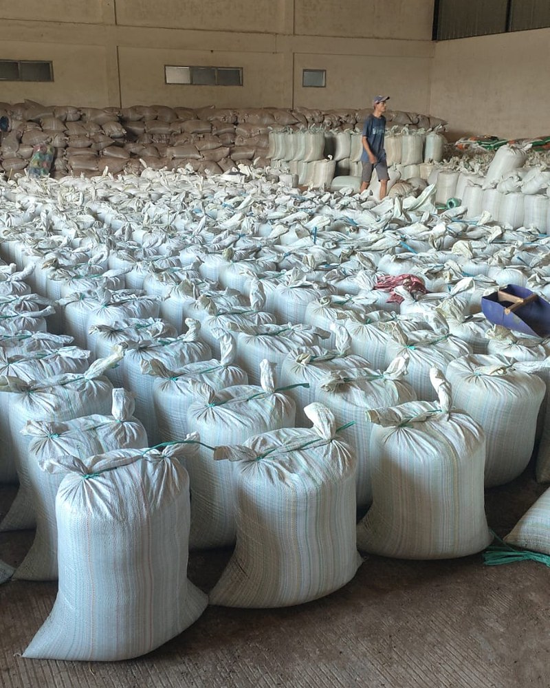 Bag Arrangement in the Warehouse — Palm Kernel Expeller, East Kalimantan