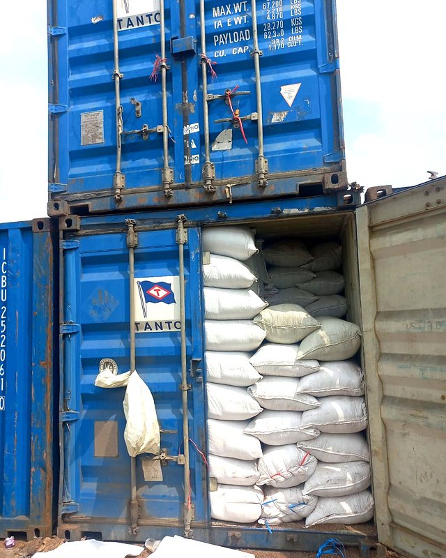 Container Ready to Ship — Palm Kernel Expeller, East Kalimantan